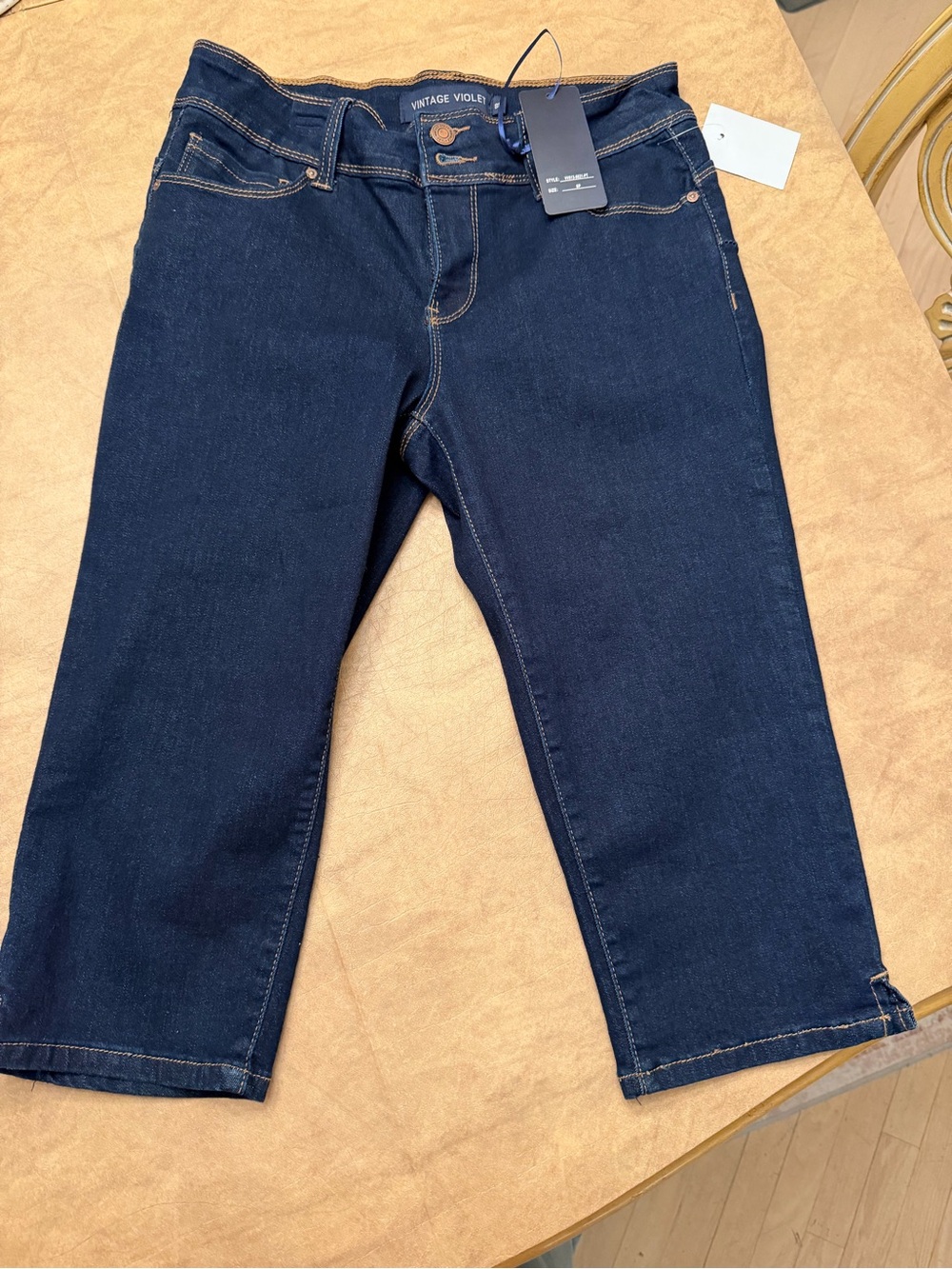 Vintage Violet Petite Jeans Size 8P Dark Wash Straight Leg New With Tags

⸻